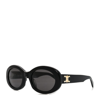 Celine Acetate Triomphe 01 Sunglasses CL 40194U Black 1 of 7