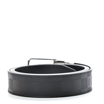 Louis Vuitton Damier Infini Calfskin 35mm Belt 100 40 Black 2 of 6