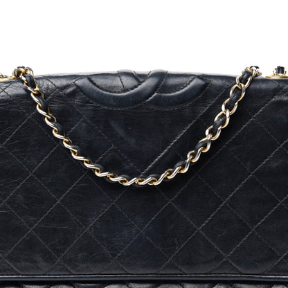 Chanel Lambskin Quilted CC Tassel Shoulder Flap Bag Black 11 of 11