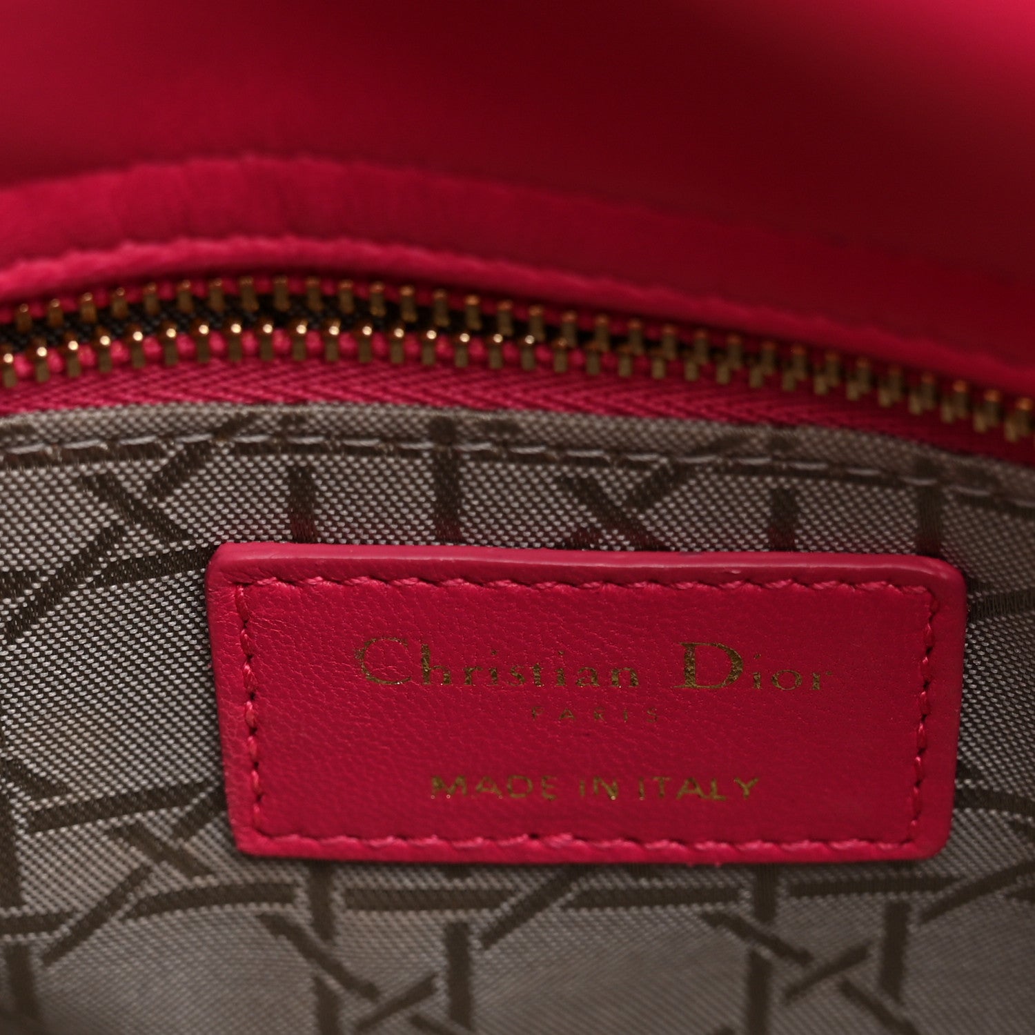Christian Dior Lambskin Cannage Mini Lady Dior Pink 6 of 14