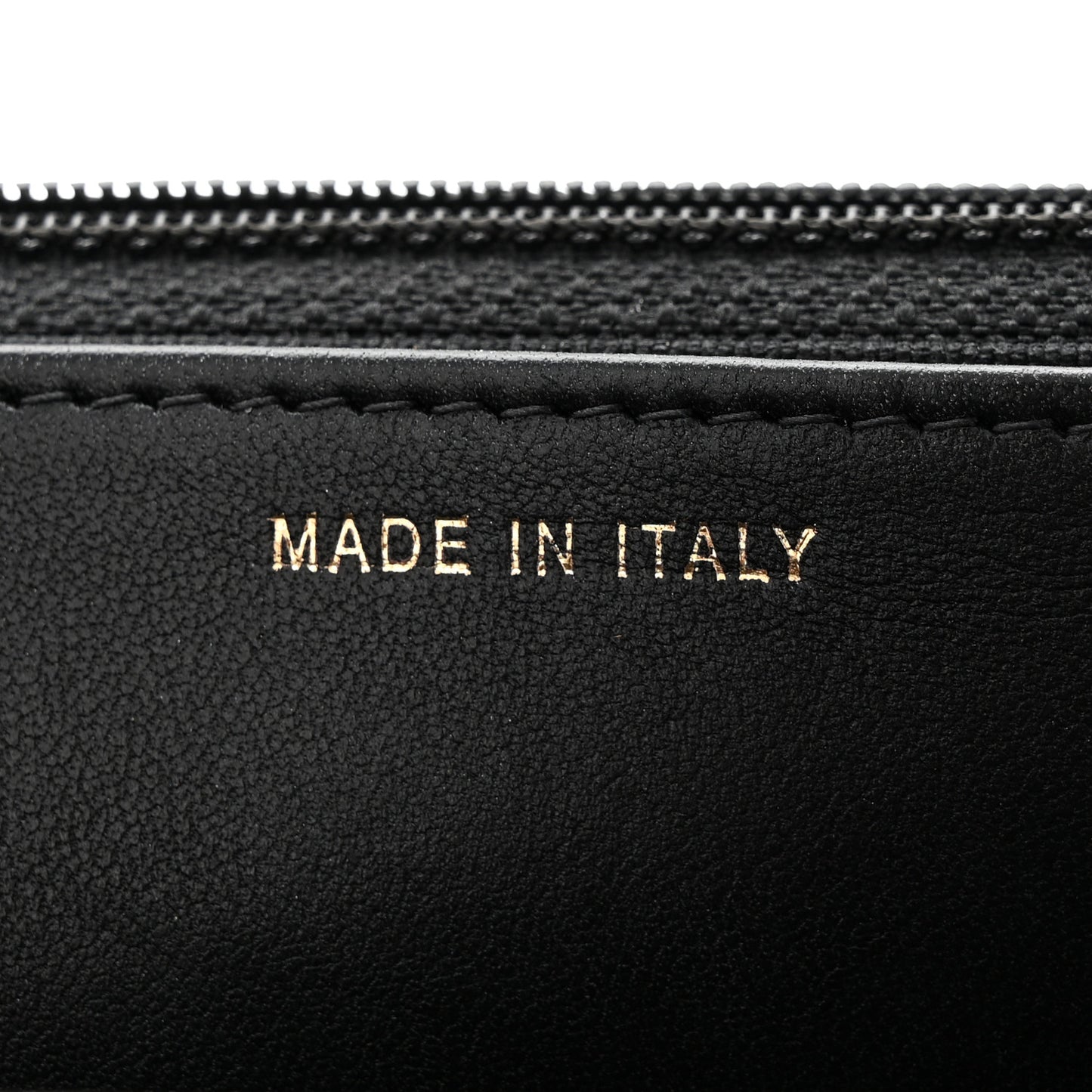 Lambskin Quilted Trendy CC Wallet On Chain WOC Black