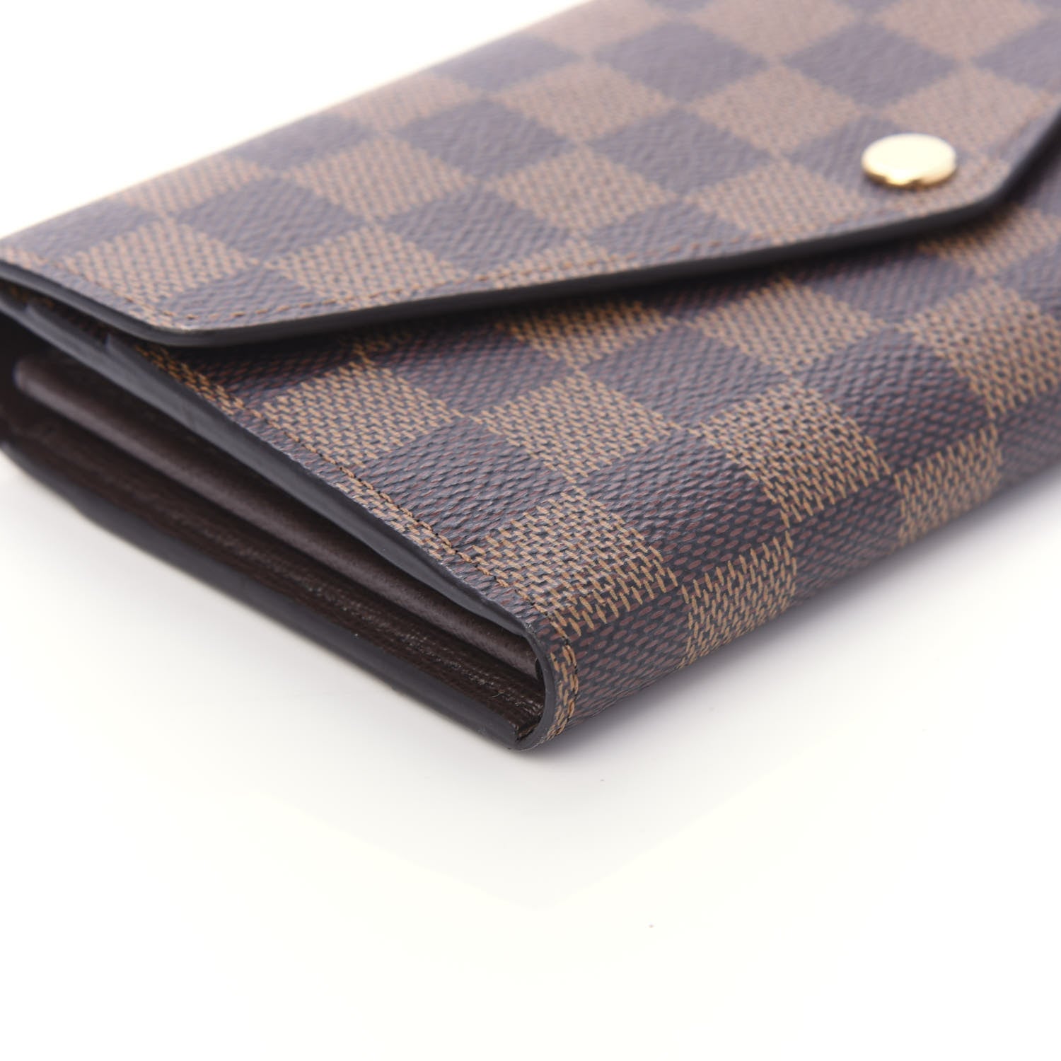 Louis Vuitton Damier Ebene Sarah Wallet NM 6 of 9