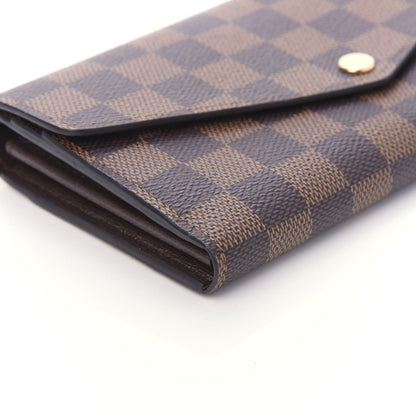 Louis Vuitton Damier Ebene Sarah Wallet NM 6 of 9