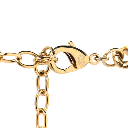 Chanel Crystal CC Oval Choker Necklace Gold 4 of 4