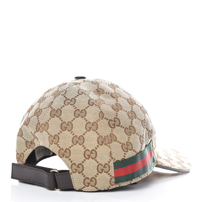 Gucci Monogram Web Baseball Hat M Beige Cocoa 3 of 6