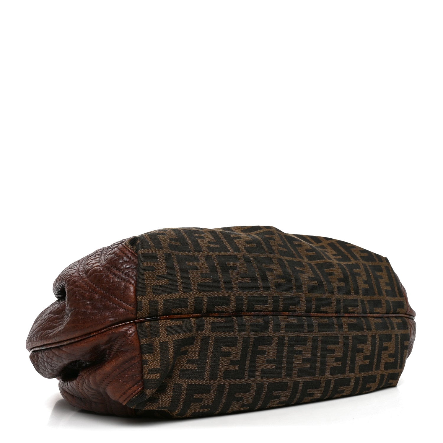 Fendi Zucca Nappa Nuvolata Vitello Tortuga Spy Tobacco Moro 4 of 11