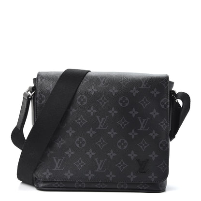 Louis Vuitton Monogram Eclipse District PM Black 1 of 9
