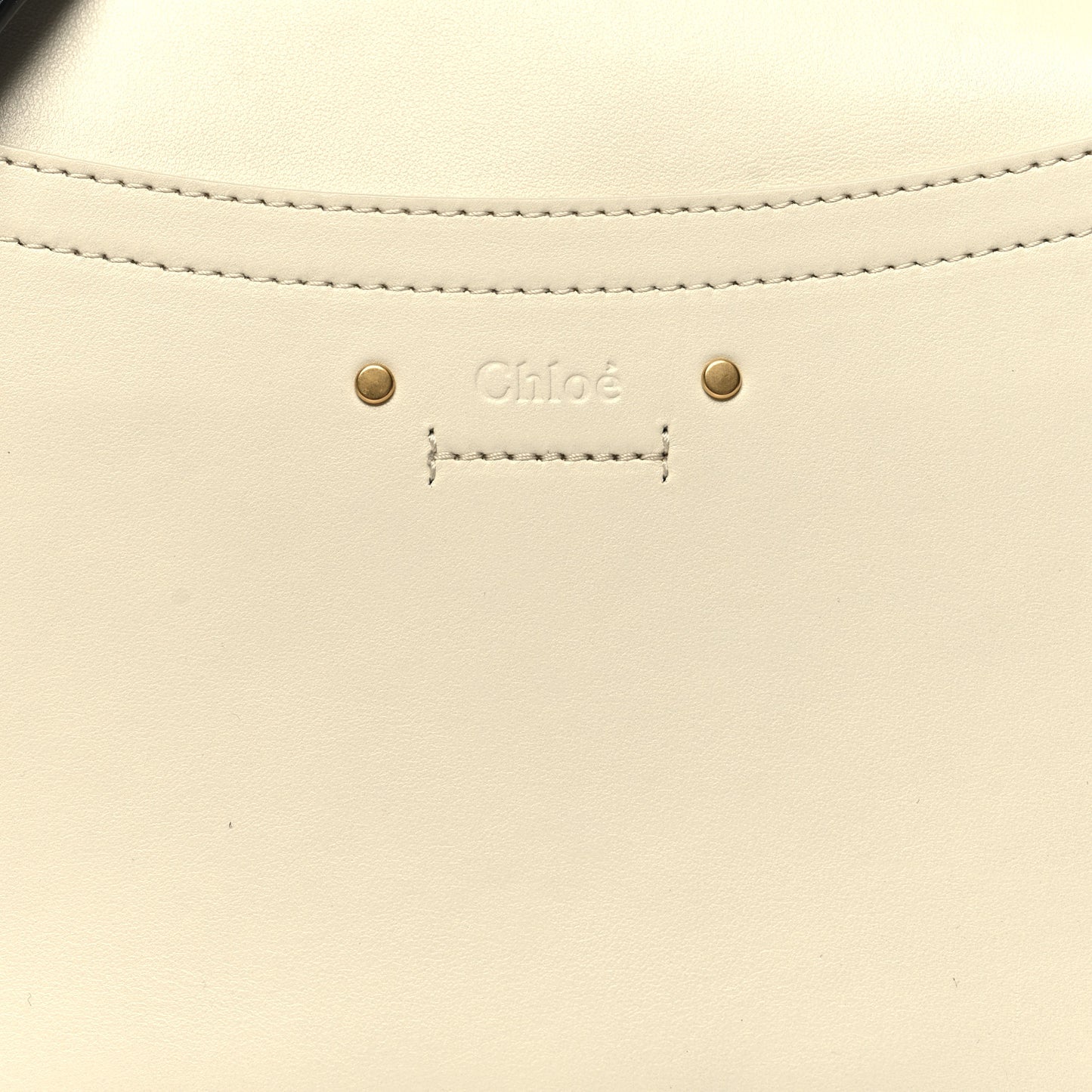 Calfskin Medium Roy Bag Natural White
