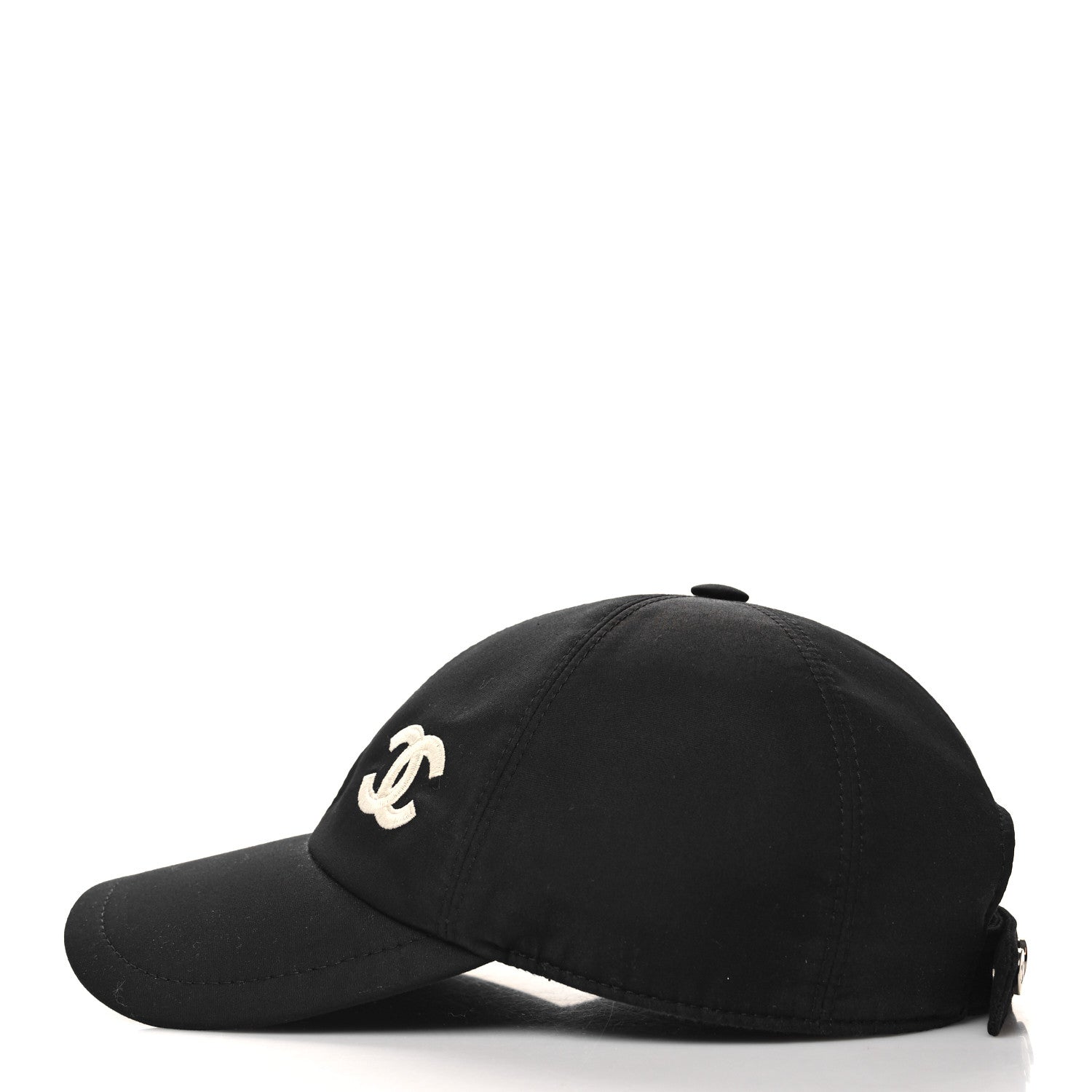 Chanel Cotton CC Cap Hat Black White 6 of 9