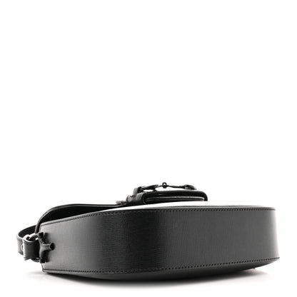 Gucci Azalea Calfskin Web Monochrome Mini Horsebit 1955 Shoulder Bag Black 4 of 10