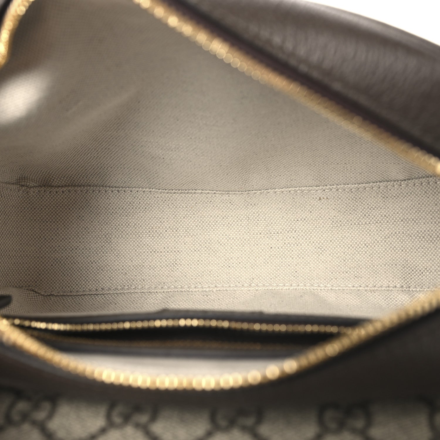Gucci GG Supreme Monogram Textured Dollar Calfskin Web Studded Mini Ophidia Flap Shoulder Bag Beige Ebony New Acero 5 of 11