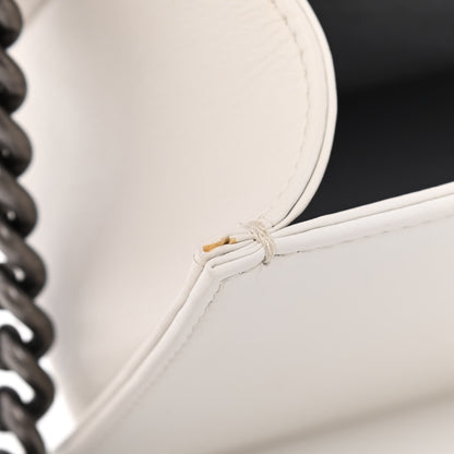 Chanel Calfskin Quilted Small Boy Flap White 13 of 13