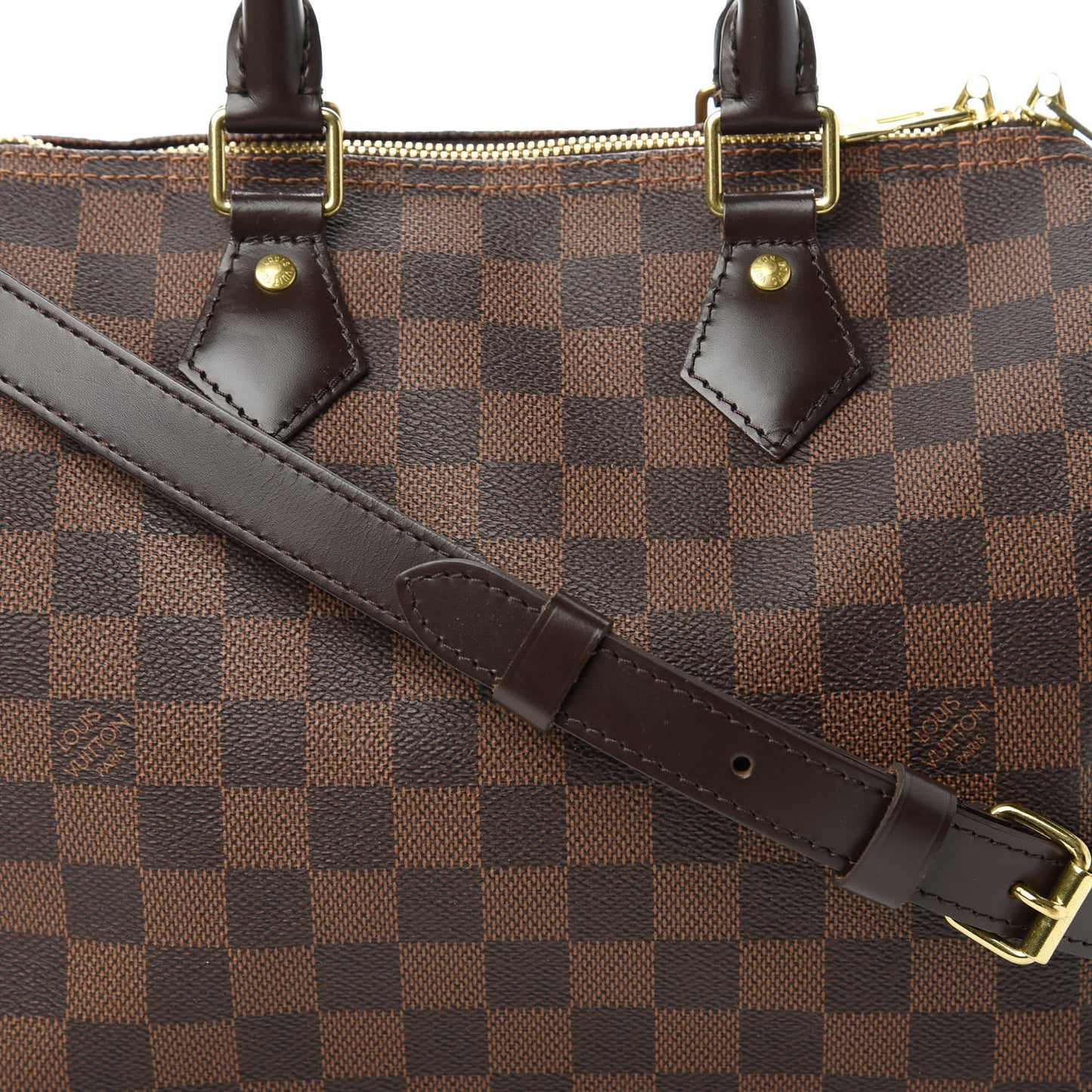 Damier Ebene Speedy Bandouliere 25