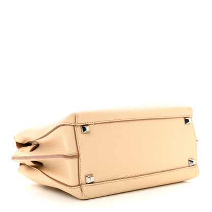 MCM Grained Calfskin Mini Milla Tote Beige 4 of 12