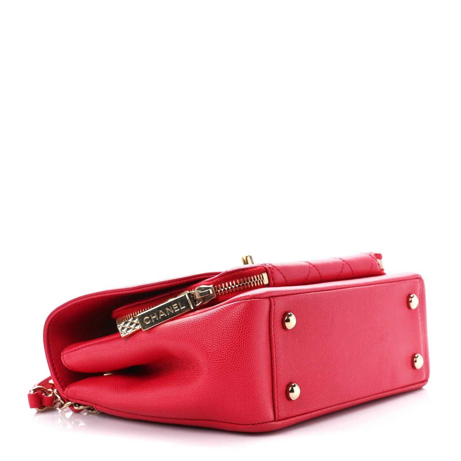 Chanel Caviar Quilted Medium Business Affinity Flap Red 4 of 11