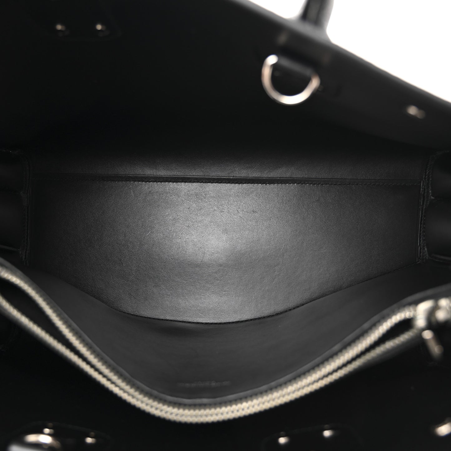 Grained Calfskin Small Sac De Jour Black