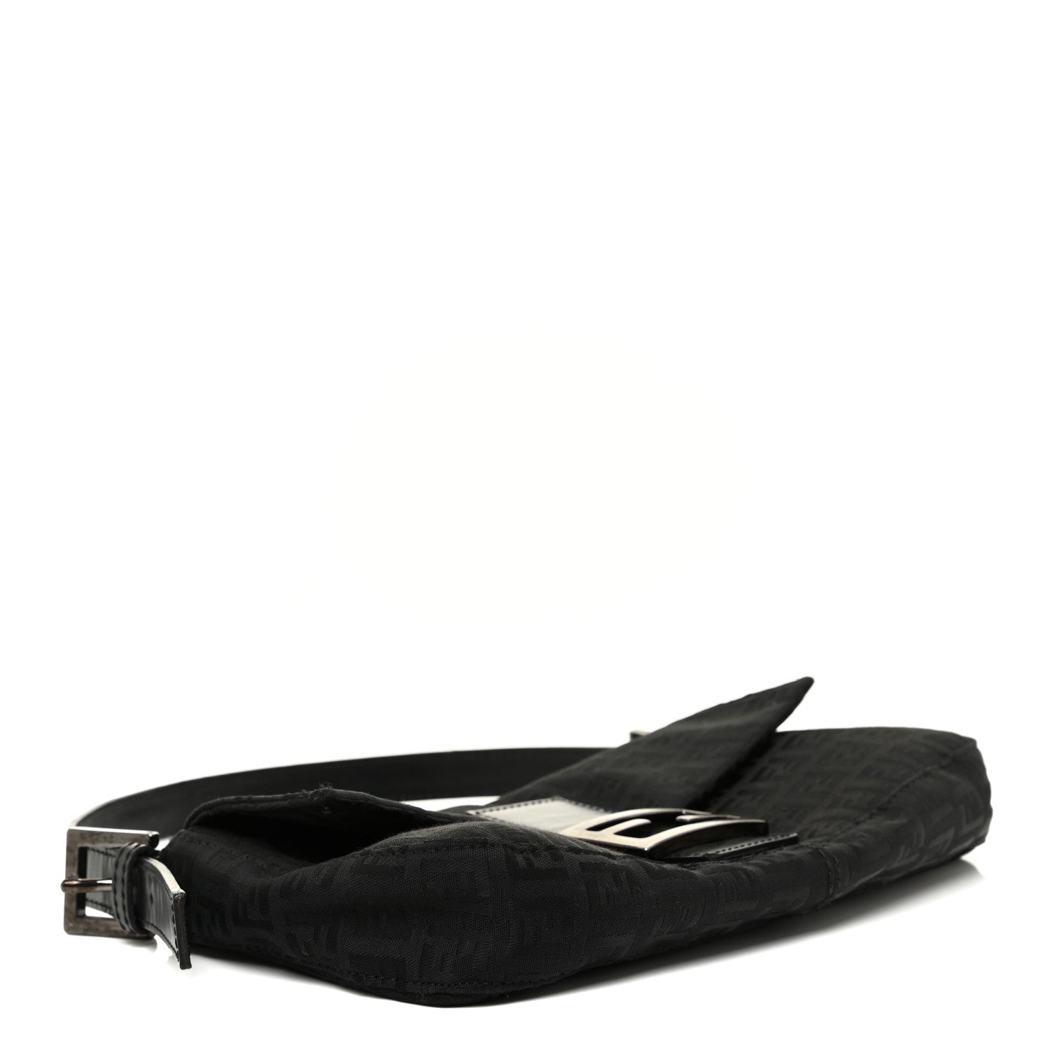 Fendi Zucchino Baguette Black 4 of 14