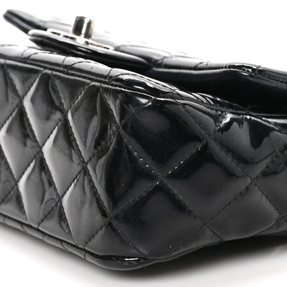 Chanel Patent Calfskin Quilted Mini Rectangular Flap Black 9 of 9