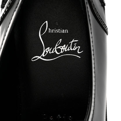 Christian Louboutin Patent Mens Medallion Flat Loafers 36 Black 6 of 7