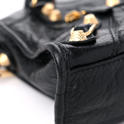 Balenciaga Agneau Giant 12 Gold Hardware Mini City Black 8 of 13