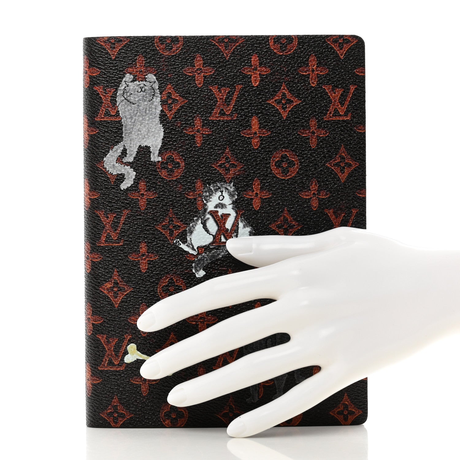 Louis Vuitton Catogram Clemence Notebook MM Marron 2 of 6