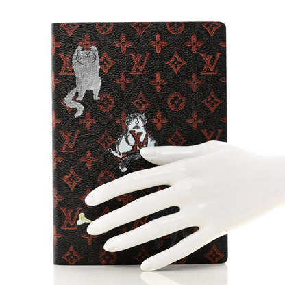 Louis Vuitton Catogram Clemence Notebook MM Marron 2 of 6