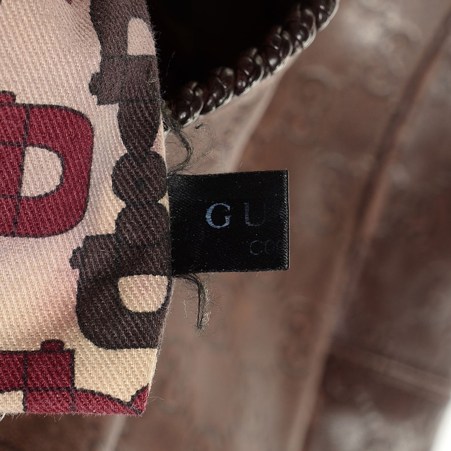 Guccissima Large Horsebit Chain Hobo Brown