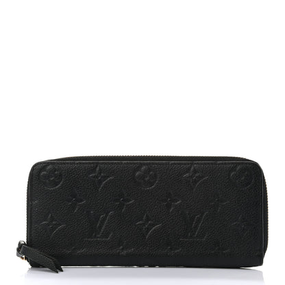 Louis Vuitton Empreinte Clemence Wallet Black 1 of 8