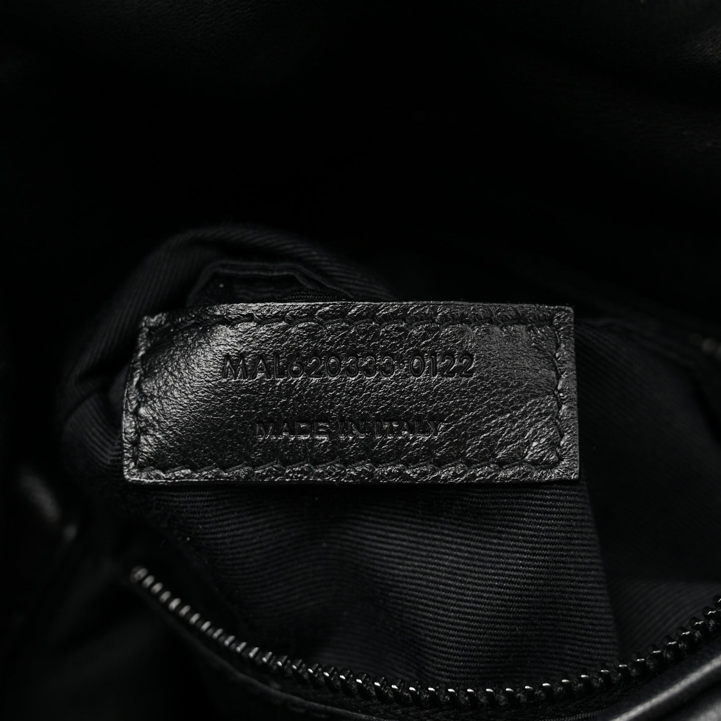 Lambskin Quilted Toy Loulou Puffer Monogram Monochrome Chain Satchel Black