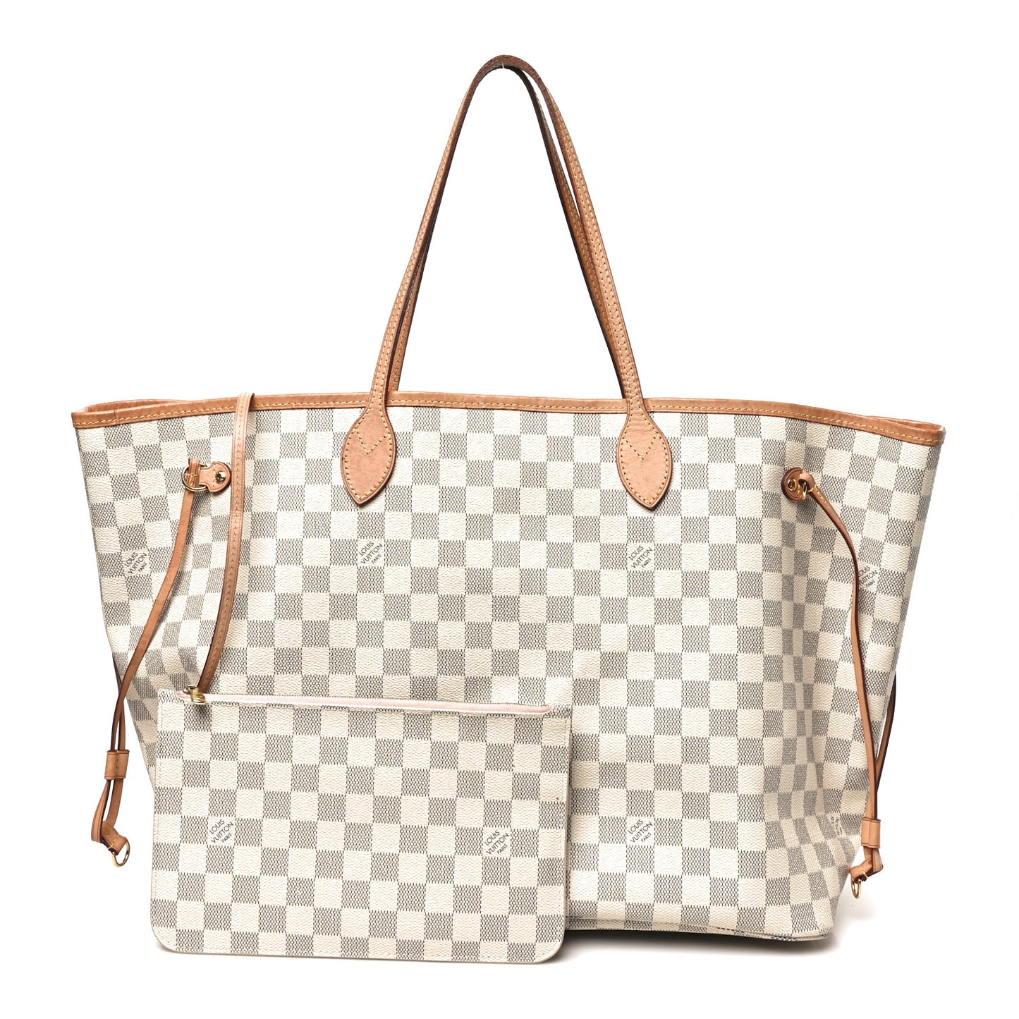 Damier Azur Neo Neverfull GM Rose Ballerine