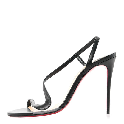 Christian Louboutin Nappa Rosalie 100 Sandals 38 Black 1 of 8