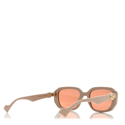 Gucci Acetate Rectangle Frame GG Generation Sunglasses GG1535S Beige 4 of 8