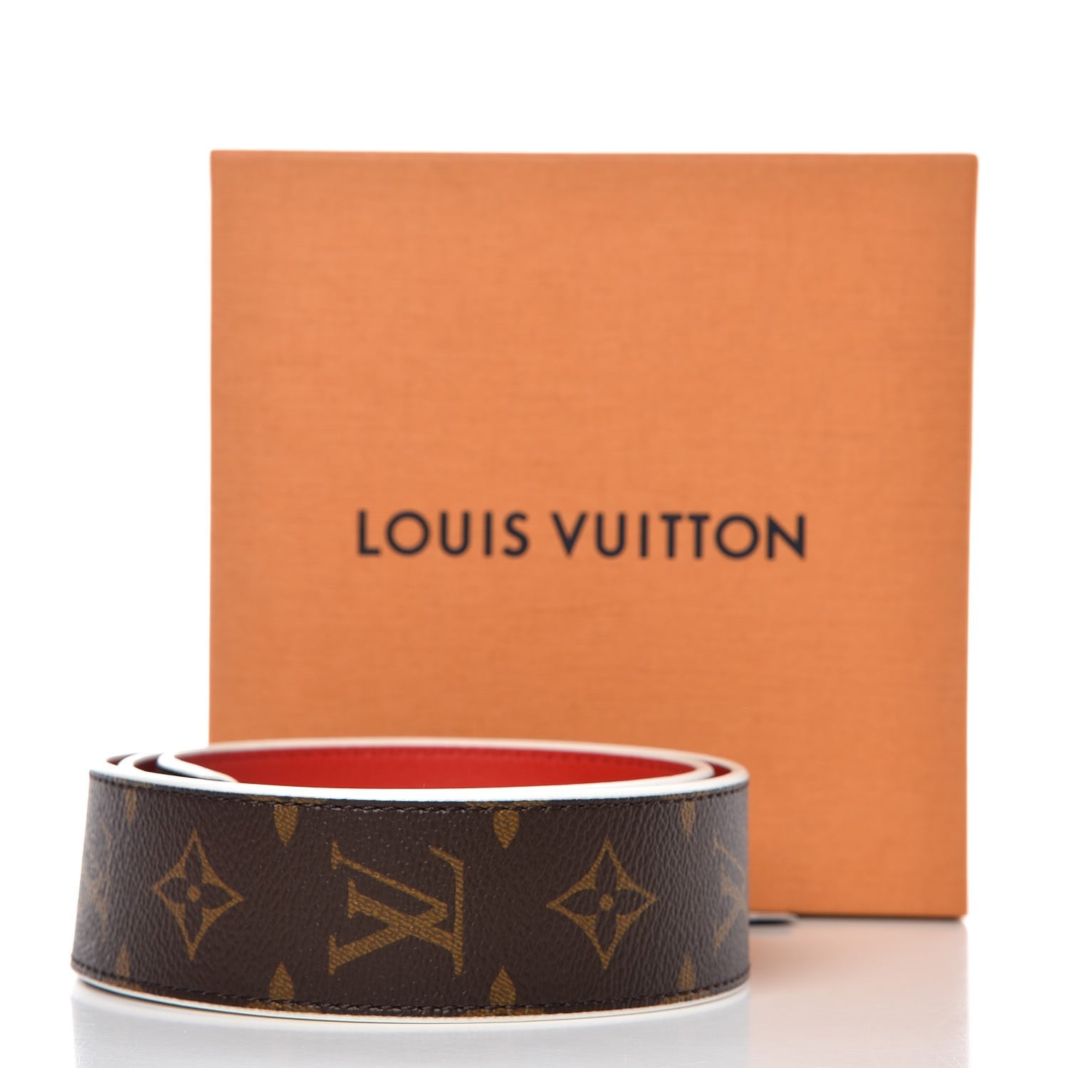 Louis Vuitton Monogram Bandouliere Shoulder Strap Red 6 of 6