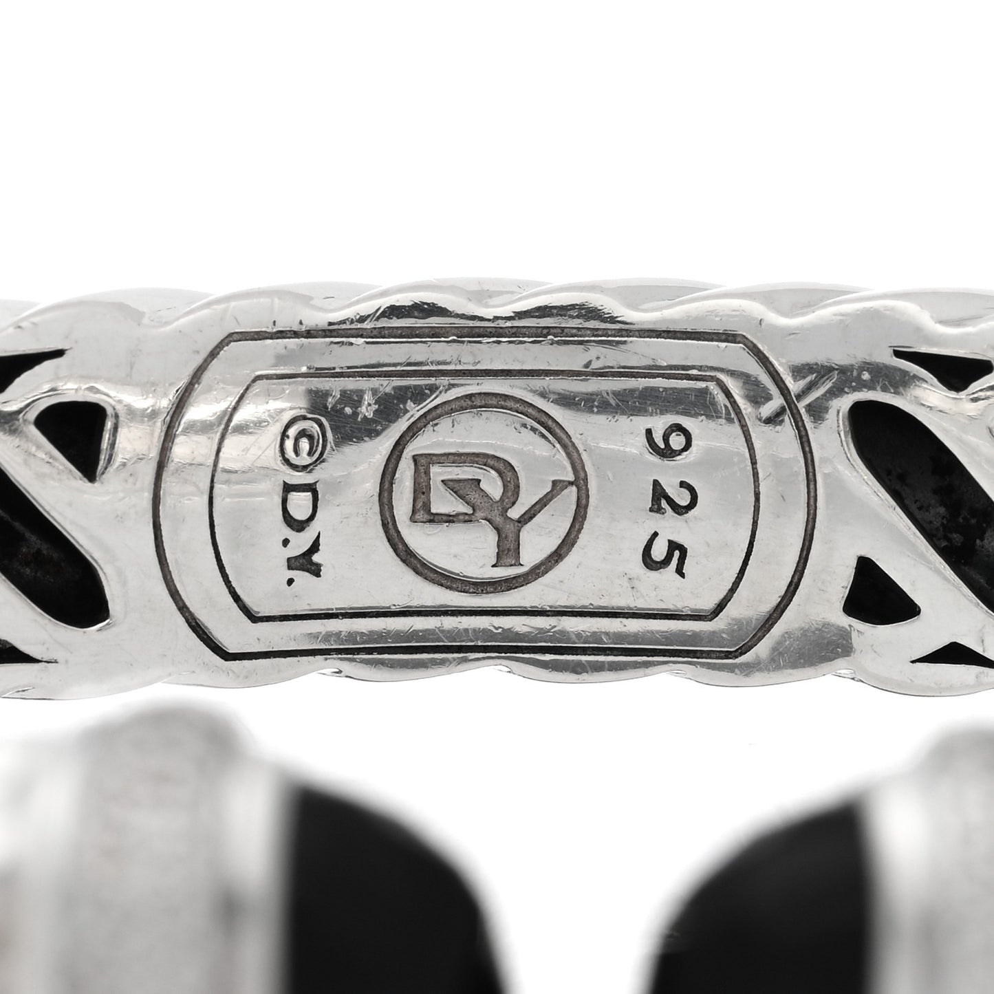 Sterling Silver Diamond Black Onyx 10mm Waverly Bracelet