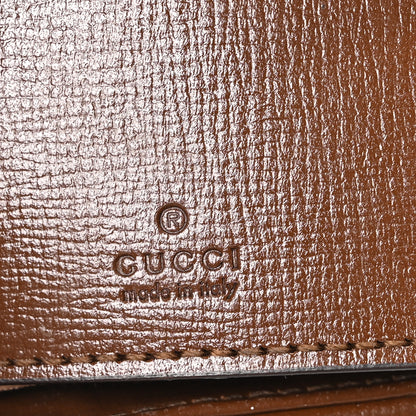 Gucci GG Supreme Monogram Azalea Calfskin Web Mini Jackie 1961 Hobo Beige Ebony Brown Sugar 6 of 10