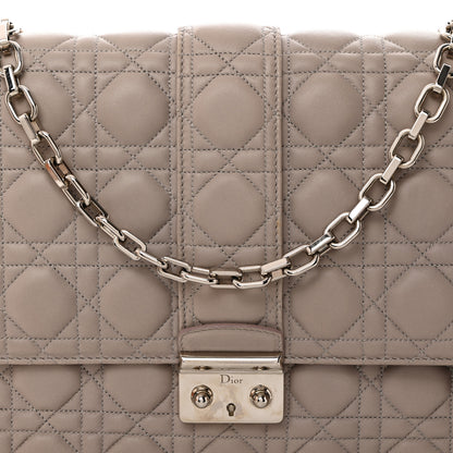 Christian Dior Lambskin Cannage Large Miss Dior Flap Grey 7 of 15