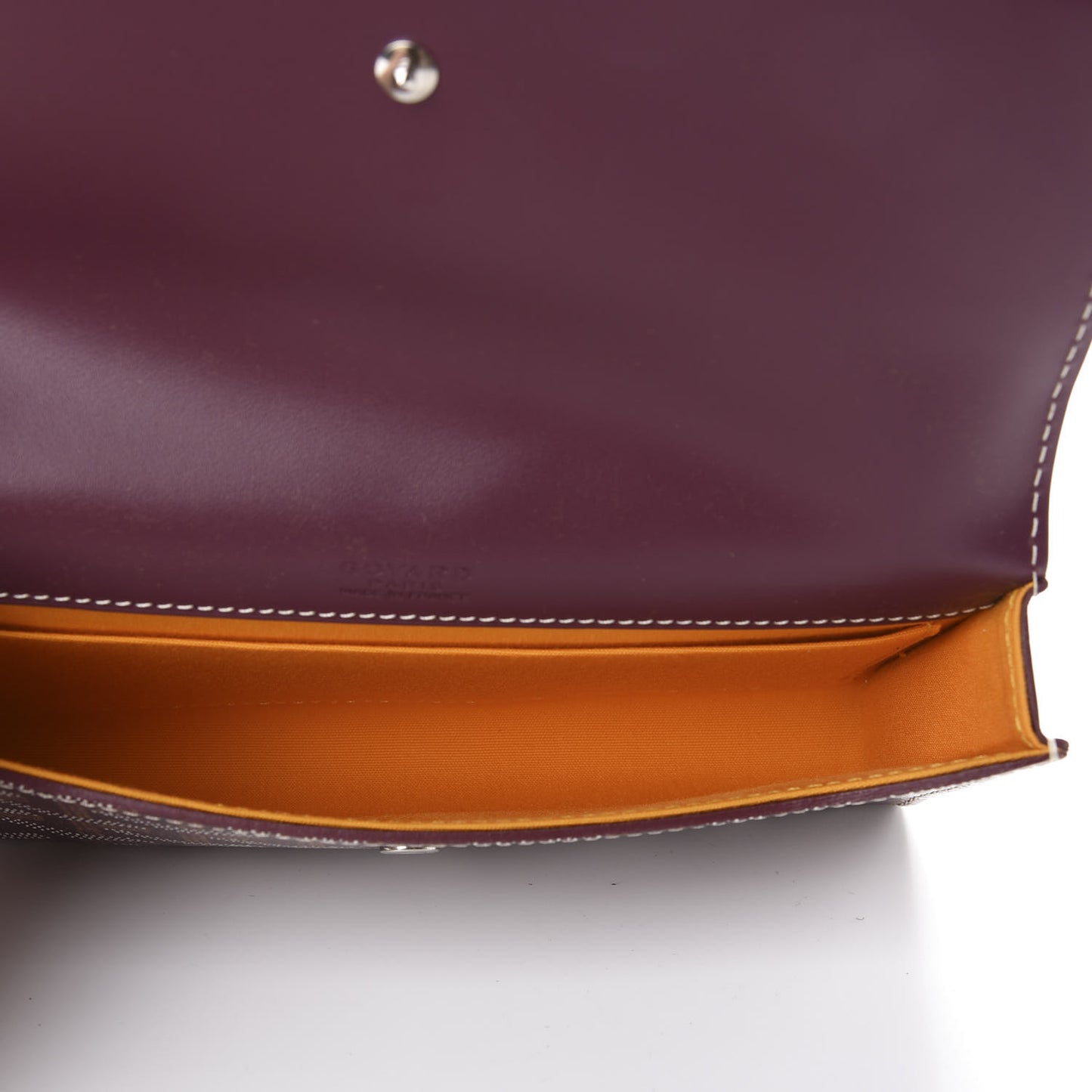 Goyardine Monte Carlo Bois Clutch Bordeaux