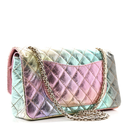 Chanel Metallic Goatskin Quilted 2.55 Reissue 225 Flap Multicolor 3 of 10