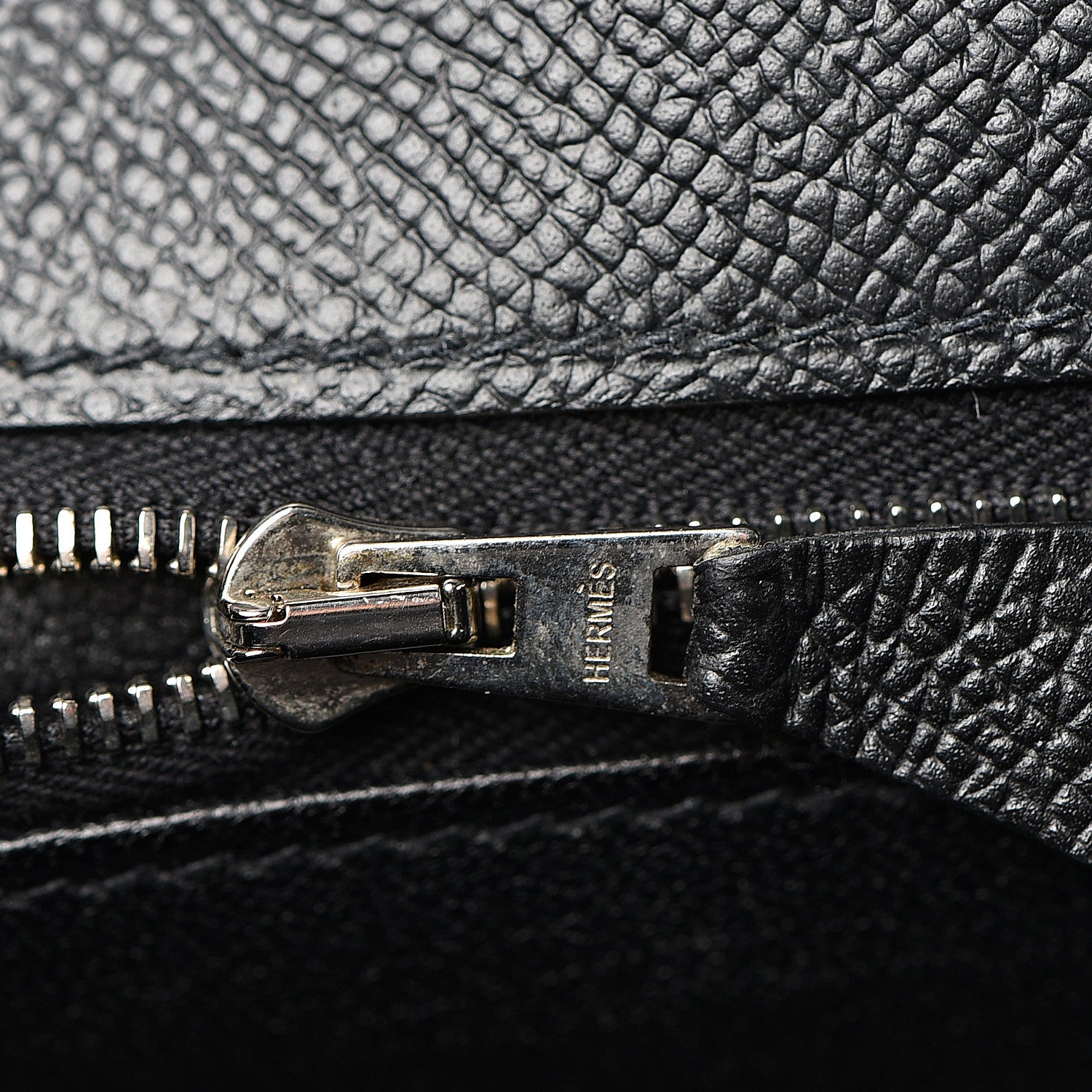 Hermes Epsom Kelly Sellier 25 Black 10 of 25
