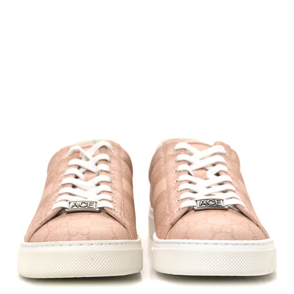 Gucci GG Supreme Tonal Web Womens New Ace Sneakers 37 Pink 3 of 11