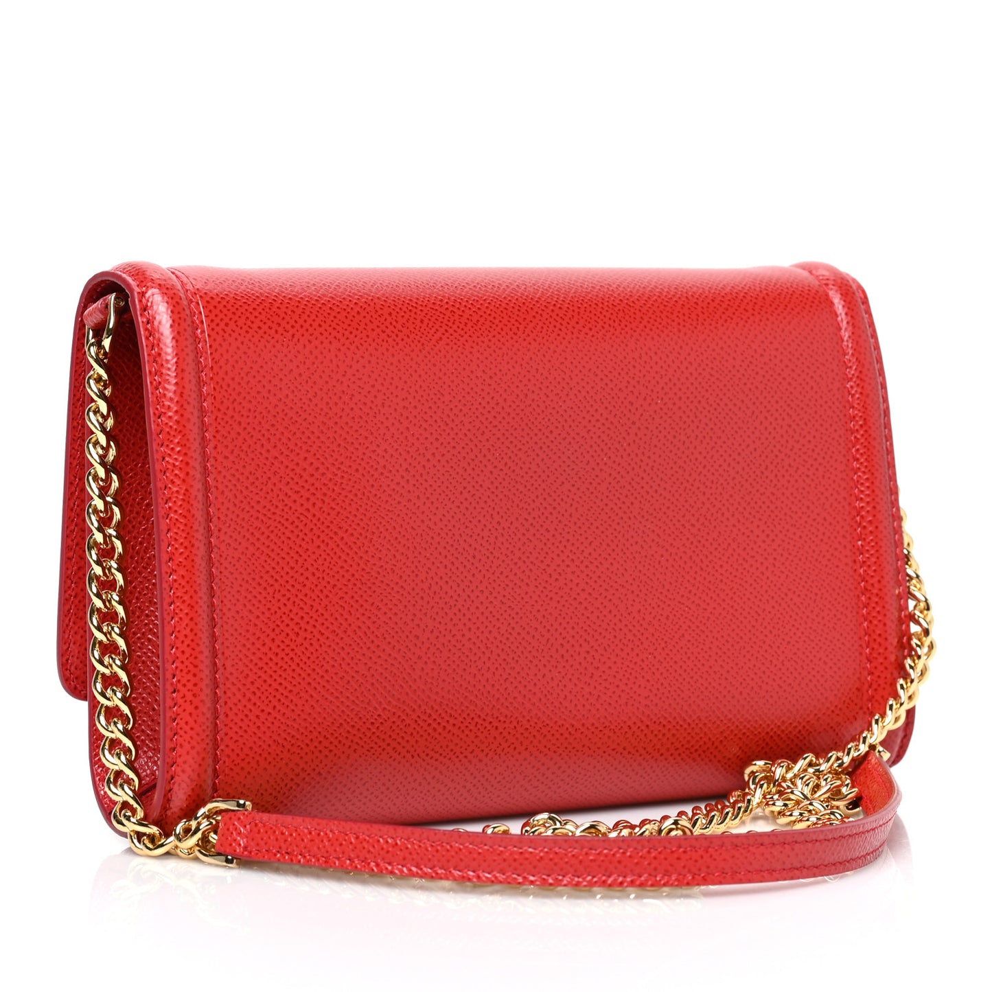 Hammered Calfskin Vara Bow Minibag Red