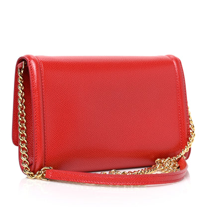 Salvatore Ferragamo Hammered Calfskin Vara Bow Minibag Red 3 of 8