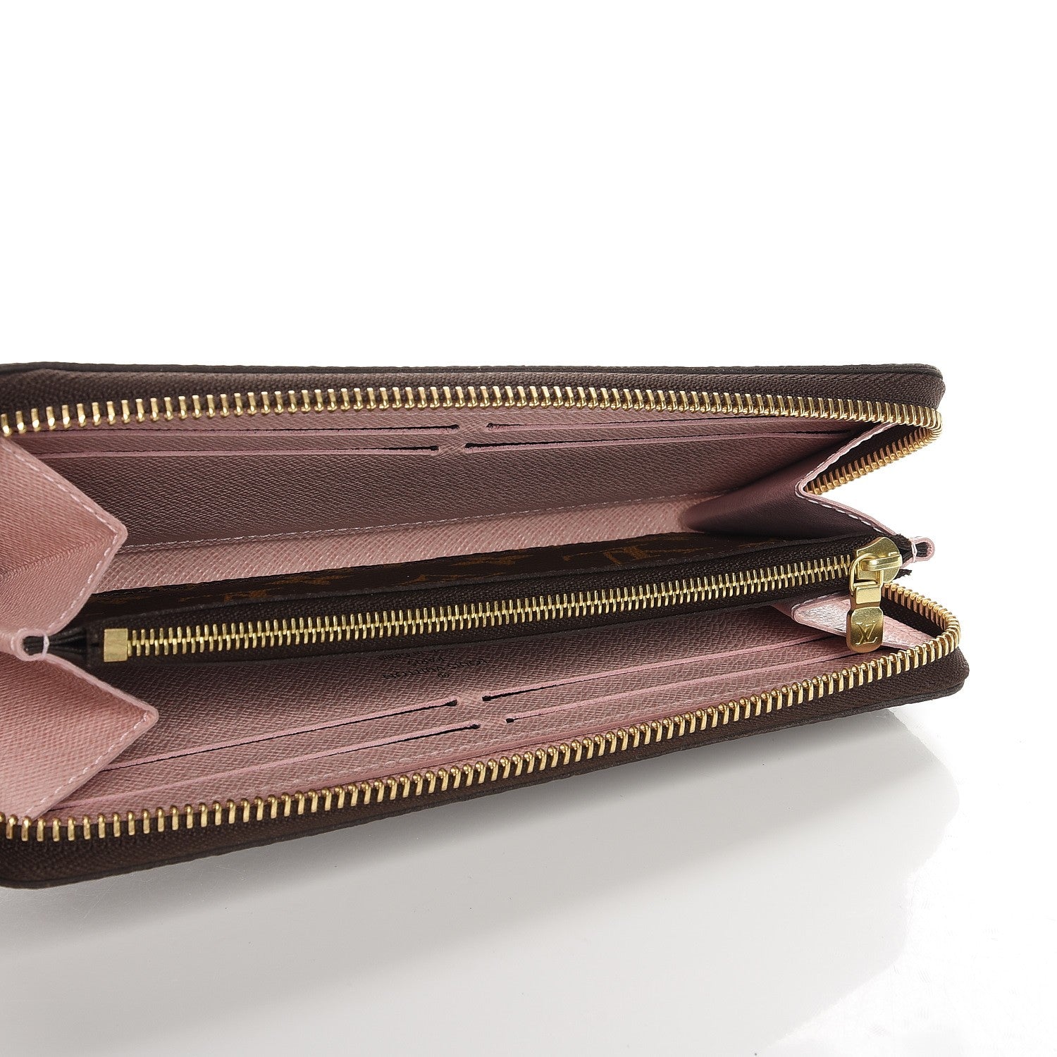Louis Vuitton Monogram Clemence Wallet Rose Ballerine 5 of 8