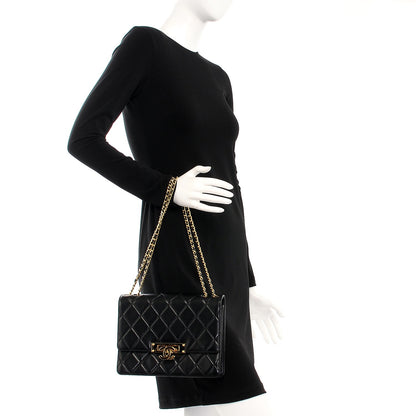 Chanel Lambskin Quilted Medium Golden Class Flap Black 2 of 8