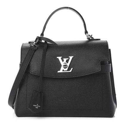 Louis Vuitton Calfskin Lockme Ever BB Black 1 of 12