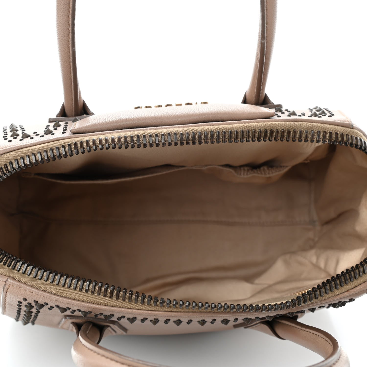 Givenchy Calfskin Small Studded Antigona Beige 4 of 4
