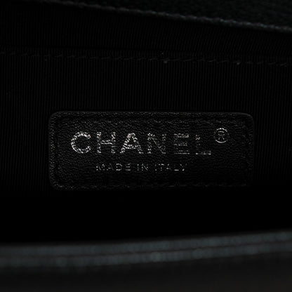 Chanel Iridescent Goatskin Quilted Small Boy Purple 6 of 7