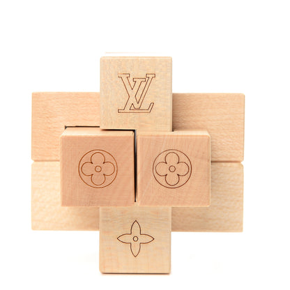 Louis Vuitton Le Pateki Wood Cube Puzzle VIP Gift 1 of 3