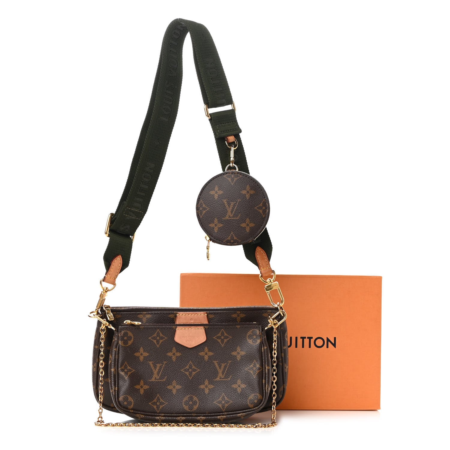 Louis Vuitton Monogram Multi Pochette Accessories Kaki 10 of 11