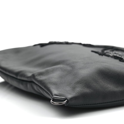 Marc Jacobs Calfskin Large Wingman Badges Shopping Tote Black 8 of 12